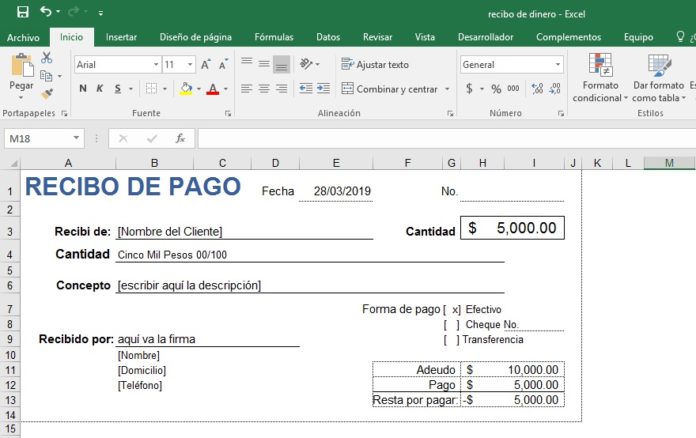Plantilla De Recibo De Pago En Excel Gratis Sample Excel Templates Porn Sex Picture