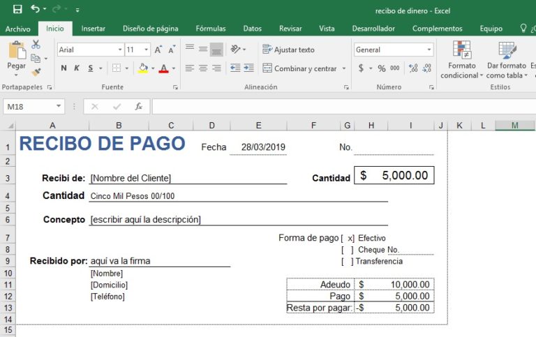 Plantilla De Recibos En Excel En 2020 Recibo Formato De Recibo Images 6000