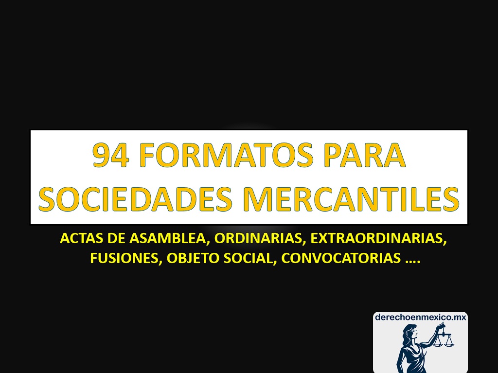 Derechomexicano Com Mx Inicio Formularios Formularios Mercantil